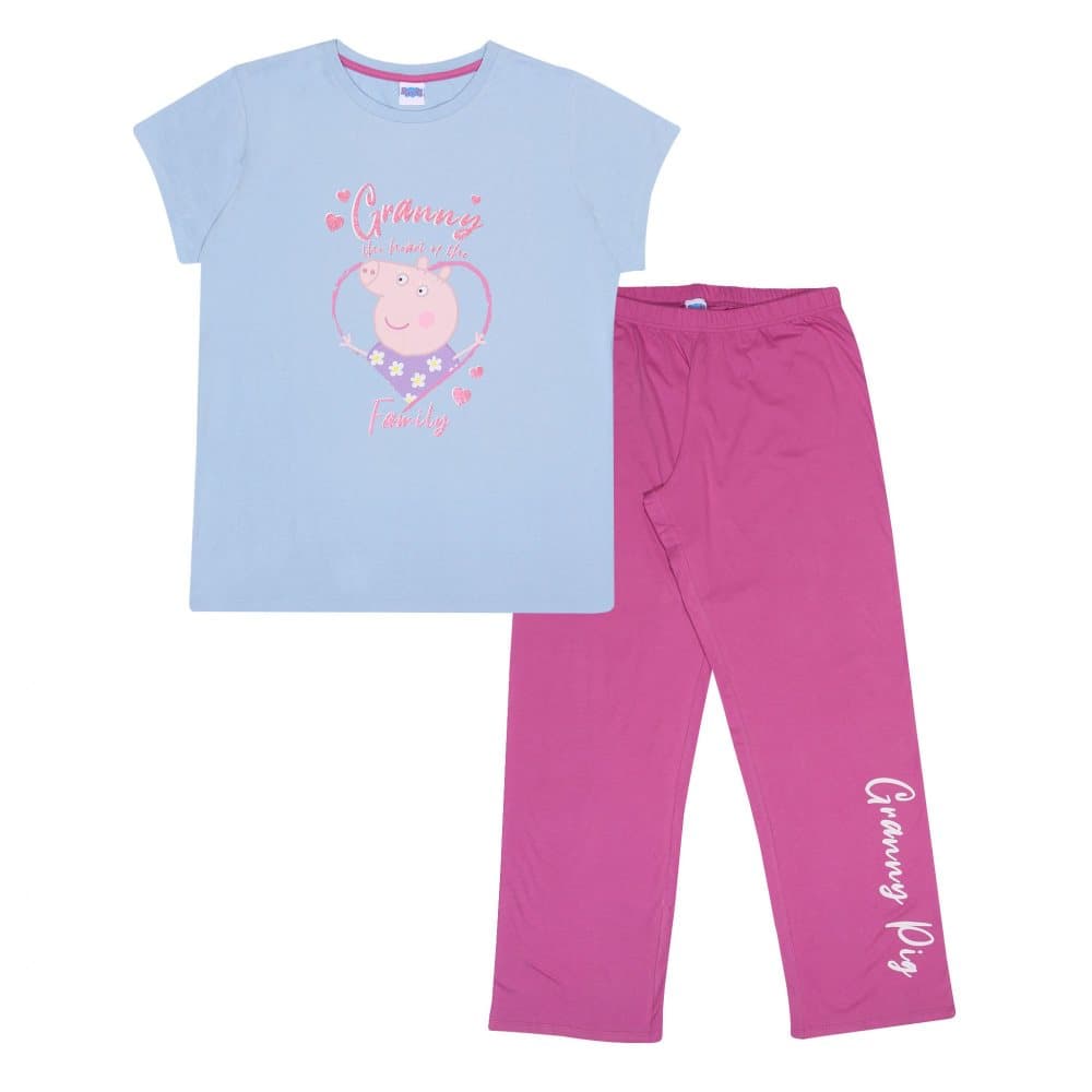 Peppa Pig Pyjamaset för kvinnor/damer med Granny Pig