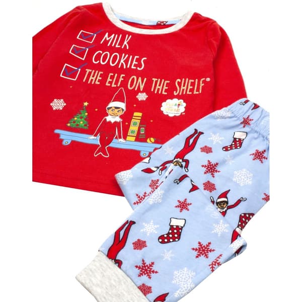 The Elf on the Shelf Childrens/Kids Christmas Long Pyjama Set