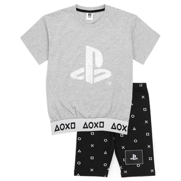 Playstation Kort pyjamaset för flickor