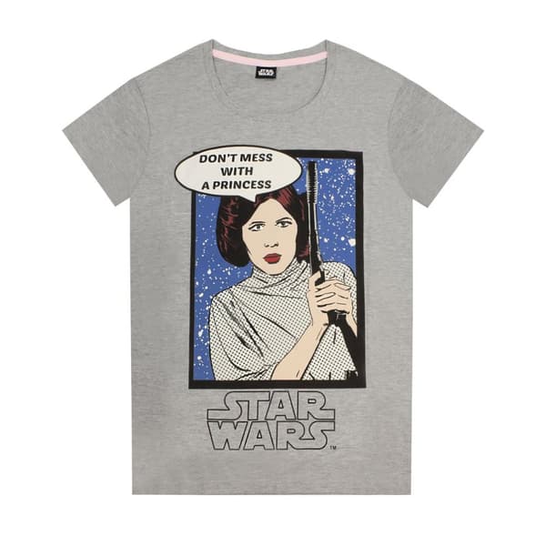 Star Wars Pyjamasæt til kvinder/damer med prinsesse Leia