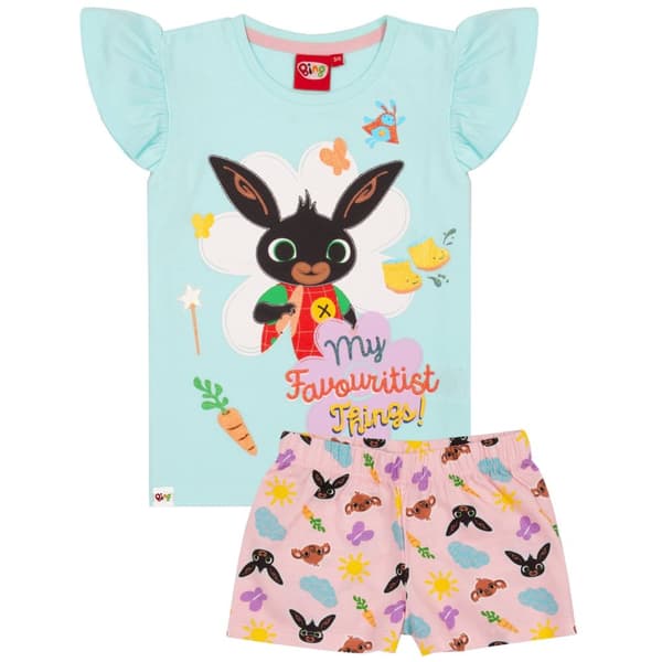 Bing Bunny Piger My Favouritist Things kort pyjamasæt