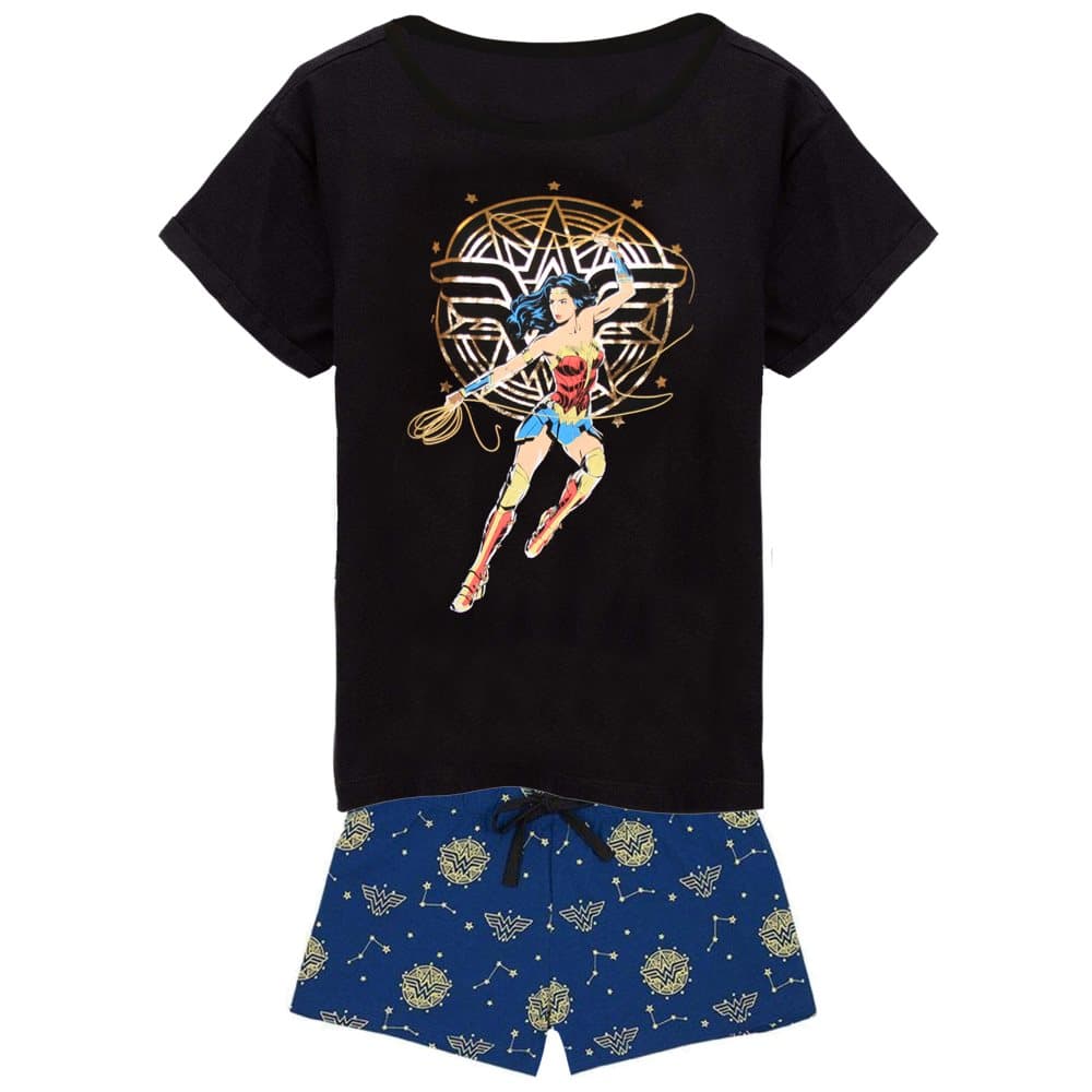 Wonder Woman Kort pyjamaset för kvinnor/damer