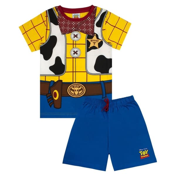 Toy Story Kort pyjamasæt til drenge Woody Short Multicoloured 5-6 Years