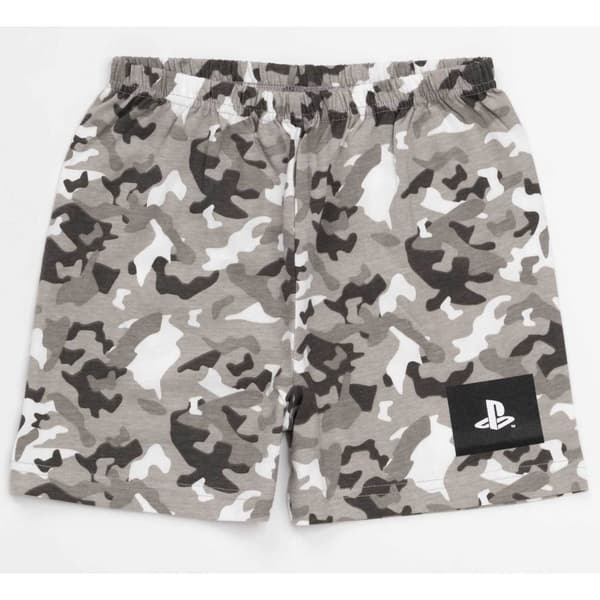 Playstation Boys Gaming Camo Short Pyjama Set