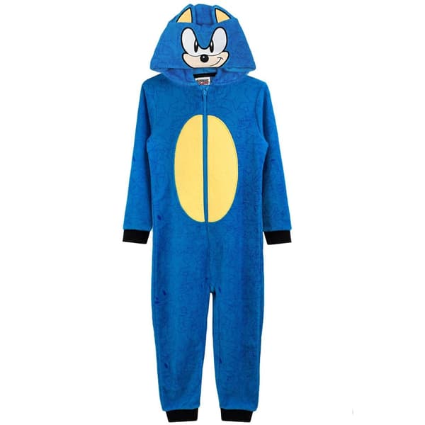 Sonic The Hedgehog 3D-sovdräkt för barn/barn Blue 4-5 Years