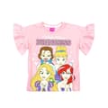 Miniatyrbild 2 av 3: Disney Princess Pyjamaset i bomull för flickor