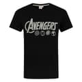 Miniatyrbillede 1 af 5: The Avengers Pyjamasæt med logo til mænd