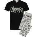 Miniatyrbillede 2 af 5: The Avengers Pyjamasæt med logo til mænd