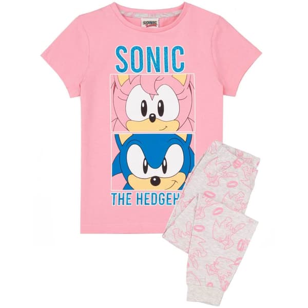 Sonic The Hedgehog Girls Pyjama Set
