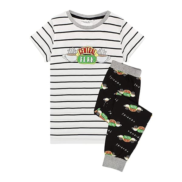 Friends Girls Central Perk Logo Long Pyjama Set