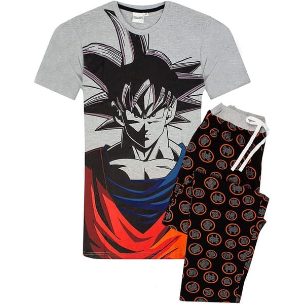 Dragon Ball Z Mens Goku Long Pyjama Set