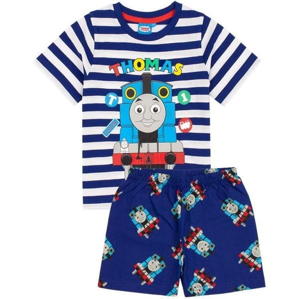 Thomas & Friends Boys All-Over Print Short Pyjama Set Navy 3-4 Years