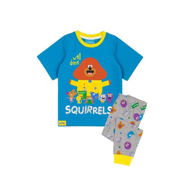 Hey Duggee Boys Well Done Squirrels Character Long Pyjama Set