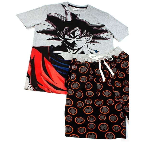 Dragon Ball Z Mens Goku Short Pyjama Set