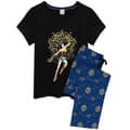 Miniatyrbilde 1 av 5: Wonder Woman Womens/Ladies Long Pyjama Set
