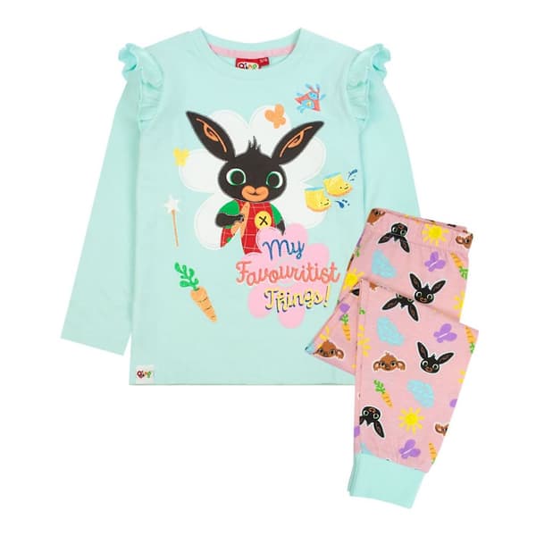 Bing Bunny Girls Characters Long-Sleeved Pyjama Set