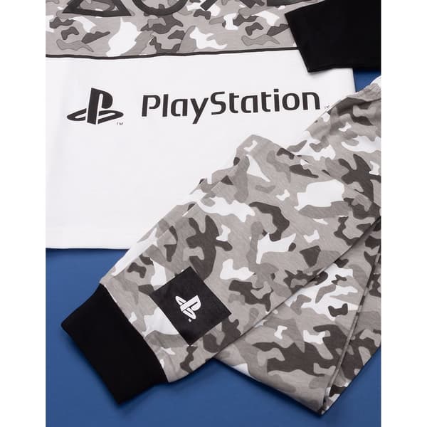 Playstation Boys Gaming Camo Pyjamaset för pojkar