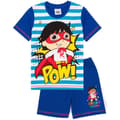 Miniatyrbillede 1 af 3: Ryan´s World Kort pyjamasæt til børn/unge med superhelte