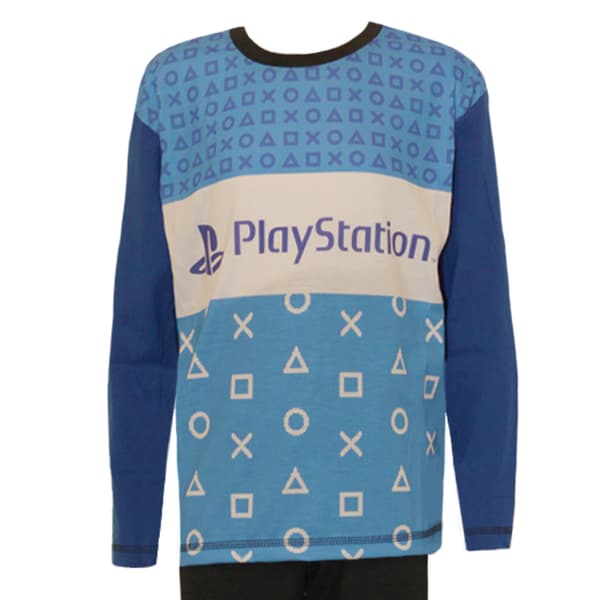 Playstation Pyjamaset med logotypmönster för pojkar för barn