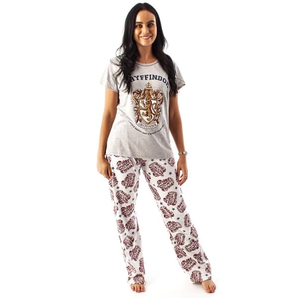 Harry Potter Kvinnor/Damer Gryffindor Lång pyjamas uppsättning