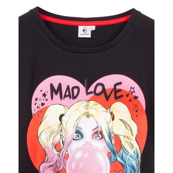 Harley Quinn Womens/Ladies Mad Love Pyjama Set