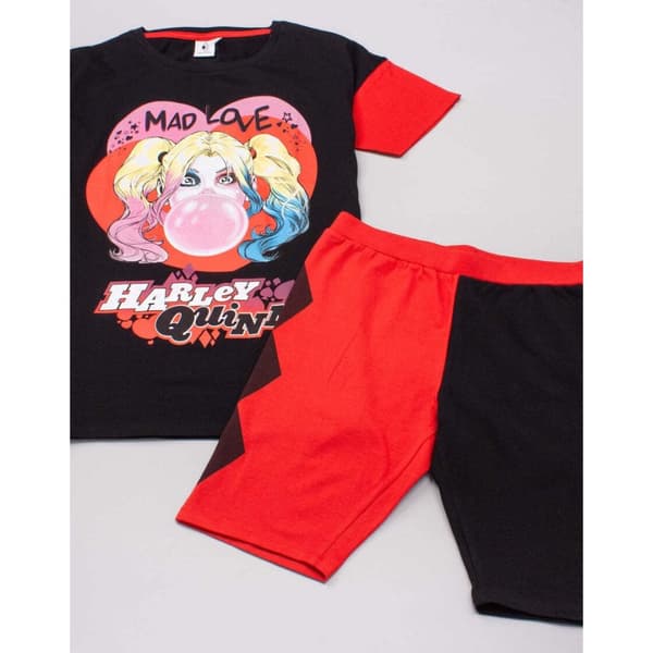 Harley Quinn Womens/Ladies Mad Love Pyjama Set