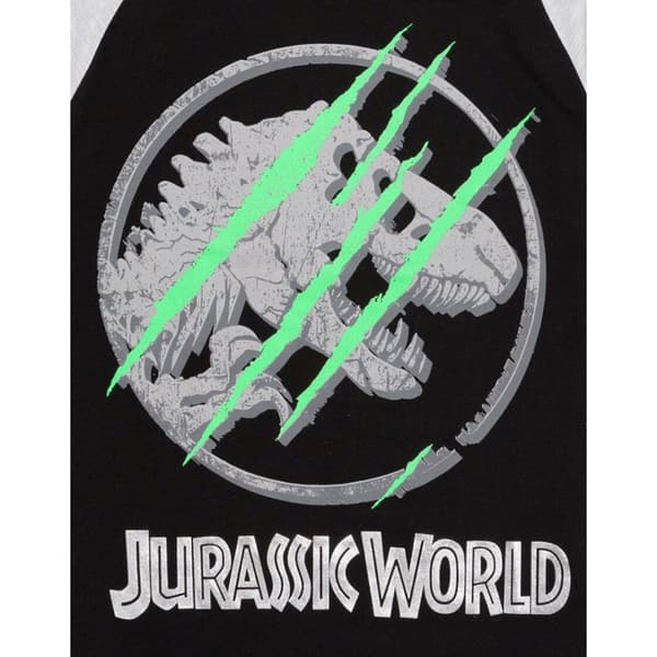 Jurassic World Boys Camo Long-Sleeved Pyjama Set