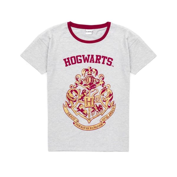 Harry Potter Kort pyjamasæt med Hogwarts-våbenskjold til kvinder/damer