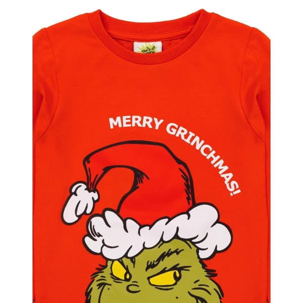 The Grinch Pyjamasæt til børn/unge med pasform til jul