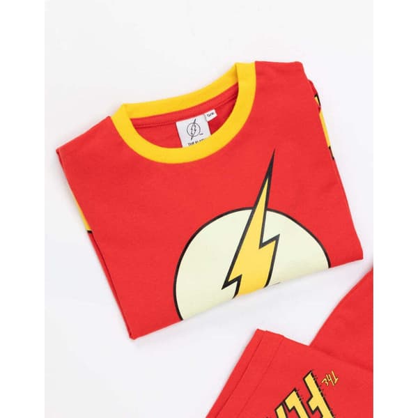 The Flash Pyjamaset med logotyp som lyser i mörkret för barn/barn