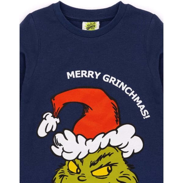 The Grinch Childrens/Kids Fitted Christmas Pyjama Set