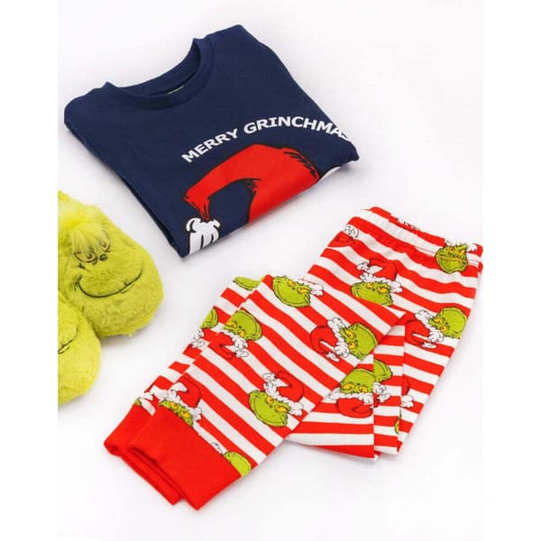 The Grinch Childrens/Kids Fitted Christmas Pyjama Set