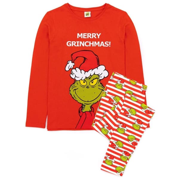 The Grinch Womens/Ladies Christmas Pyjama Set
