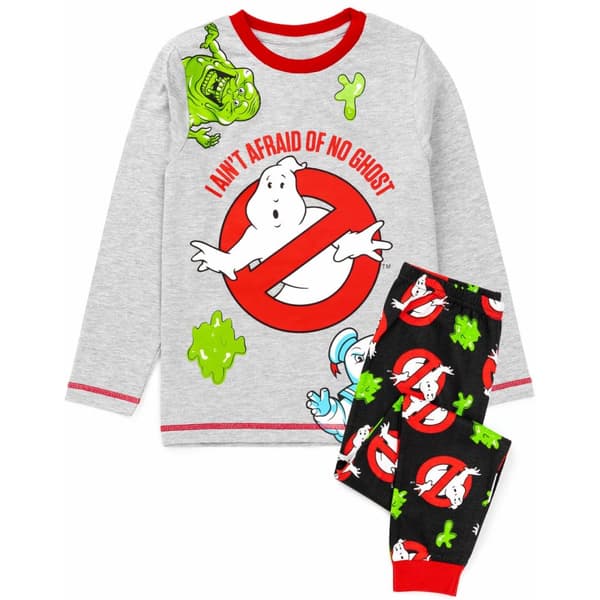 Ghostbusters Barn/Kids I Ain´t Afraid Of No Ghost Pyjamaset Grey/Black 6-7 Years