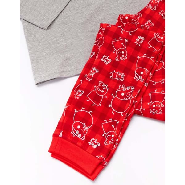 Peppa Pig Mens Daddy Pig Christmas Pyjama Set