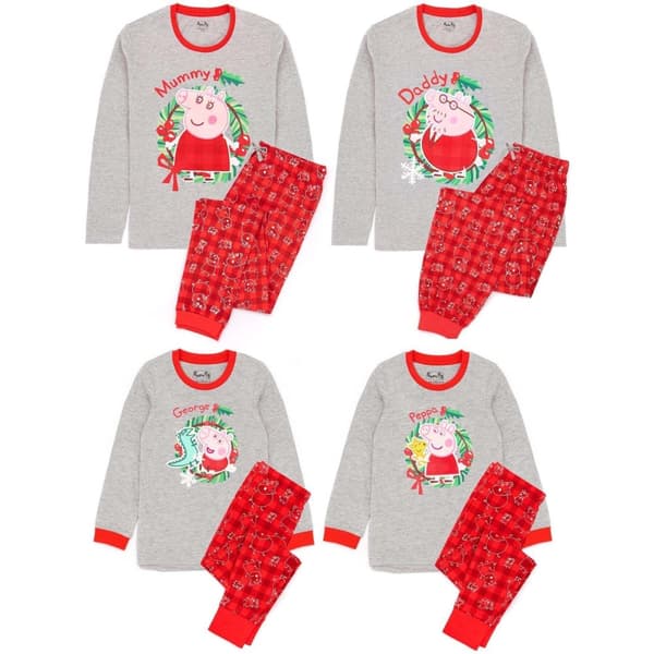 Peppa Pig Womens/Ladies Mummy Pig Christmas Pyjama Set