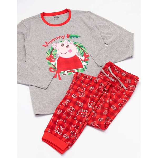 Peppa Pig Womens/Ladies Mummy Pig Christmas Pyjama Set