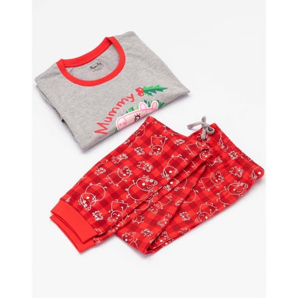 Peppa Pig Womens/Ladies Mummy Pig Christmas Pyjama Set