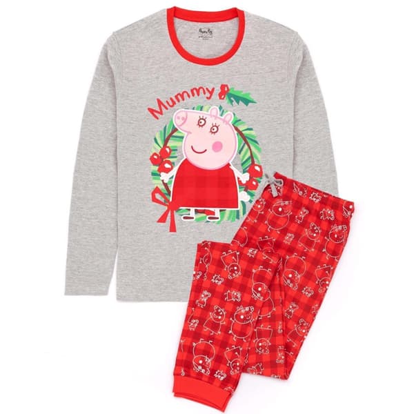 Peppa Pig Womens/Ladies Mummy Pig Christmas Pyjama Set