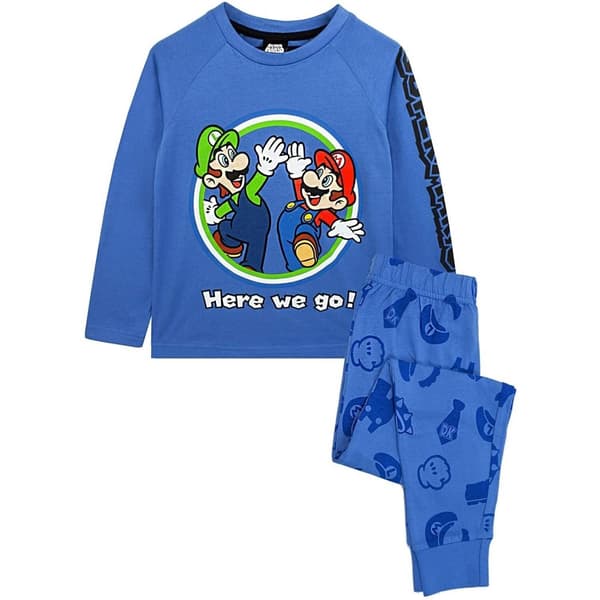 Super Mario Boys Luigi Pyjama Set
