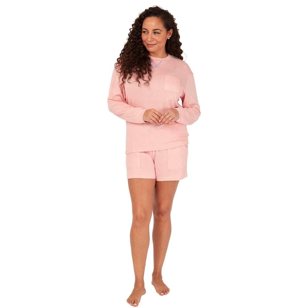 Indigo Sky Kvinnor/Damer Melange kort pyjamaset