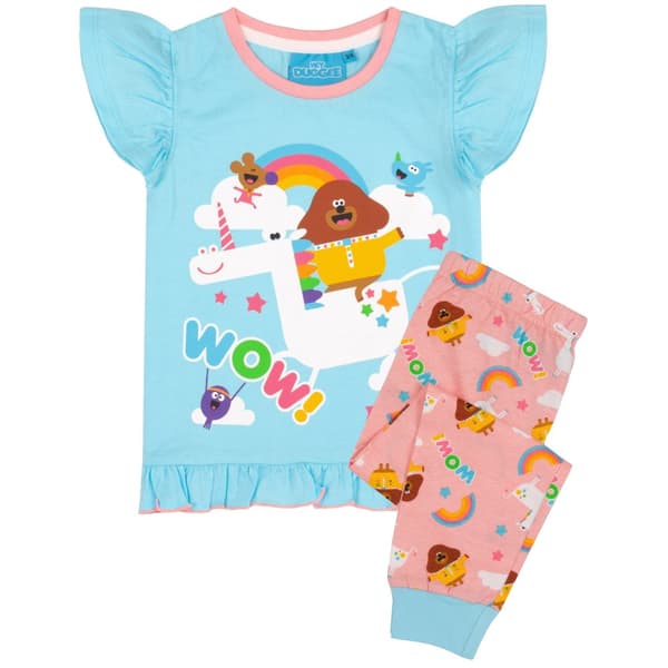 Hey Duggee Piger WOW! langt pyjamasæt