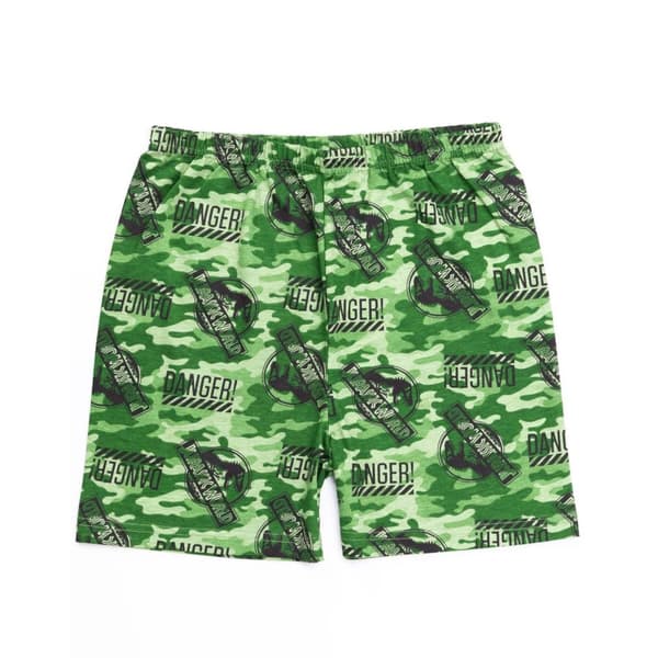 Jurassic World Boys Camo Short Pyjama Set