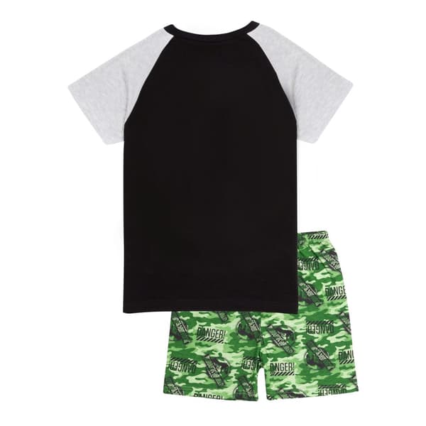 Jurassic World Boys Camo Short Pyjama Set