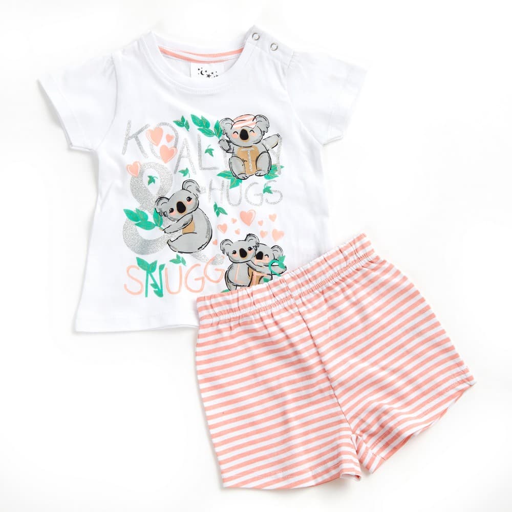 Minikidz Baby Girls Wish Upon A Star Koala Pyjamaset