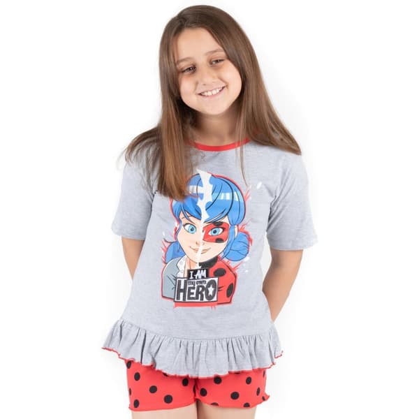 Miraculous Girls I Am My Own Hero! Short Pyjama Set (Pack of 3)