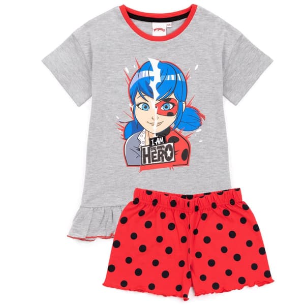 Miraculous Girls I Am My Own Hero! Short Pyjama Set (Pack of 3)