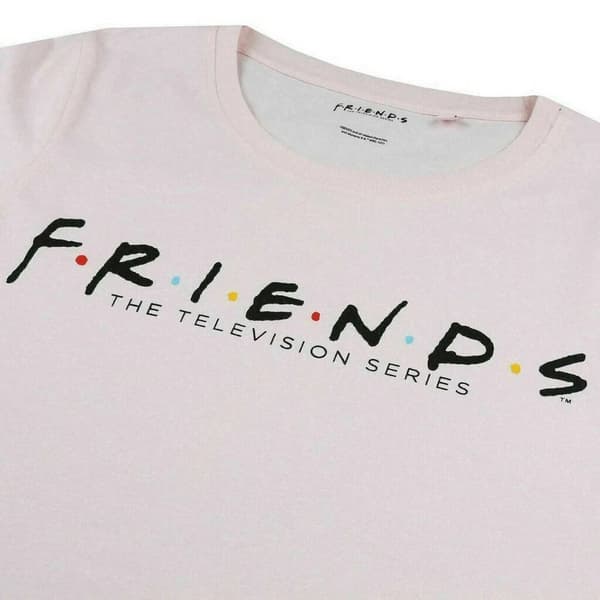 Friends Womens/Ladies Logo Long-Sleeved Long Pyjama Set