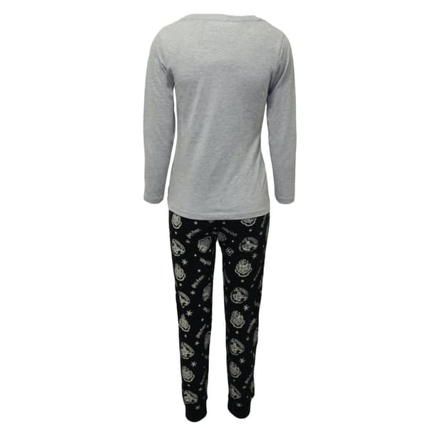 Harry Potter Womens/Ladies Hogwarts Crest Long Pyjama Set