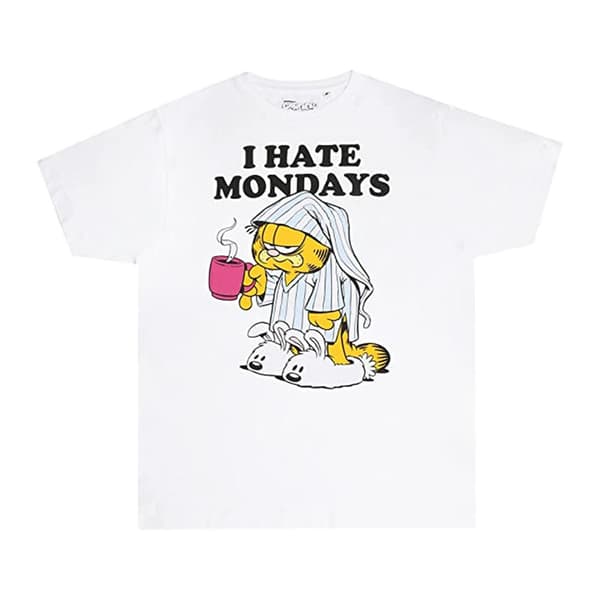 Garfield I Hate Mondays lång pyjamas för män